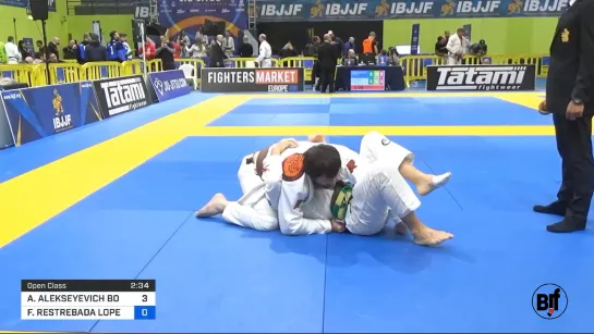 ALEKSEI BOGOSLOVSKI vs FELIX RESTREBADA LOPEZ #ibjjfeuro2020 #bjf_нашилюди