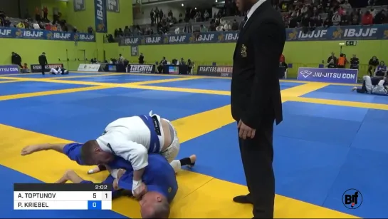 ANDREY TOPTUNOV vs PETER KRIEBEL  #ibjjfeuro2020 #bjf_нашилюди