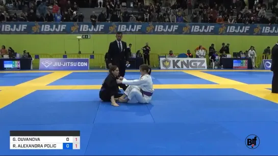 GALINA DUVANOVA vs RAFAELA ALEXANDRA POLICARPO #ibjjfeuro2020 #bjf_нашилюди