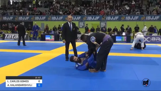 fin LUIS CARLOS GOMES vs ALEXANDER KALANDARISHVILI  #ibjjfeuro2020 #bjf_нашилюди