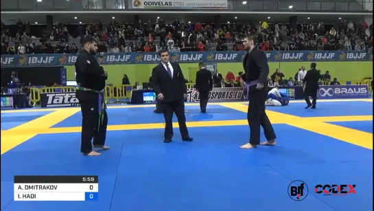 3 Dmitrakov vs Hadi  #ibjjfeuro2020 #bjf_нашилюди