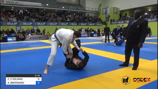 Holman vs  Dmitrakov #ibjjfeuro2020 #bjf_нашилюди