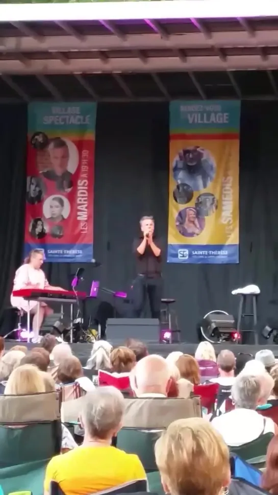 Bruno Pelletier - Creep (фрагмент) -Ville de Sainte-Thérèse 30.07.3019