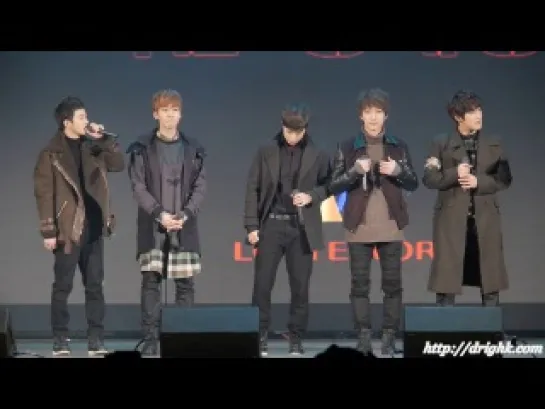 [FANCAM: 131221] BIGSTAR - Talk @ Lotte World Garden Stage