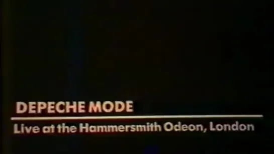 DEPECHE MODE - Live @ London 1982