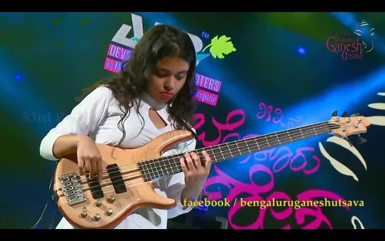 Amazing Young Bassist Mohini Dey - Extract Cassical Fusion Song