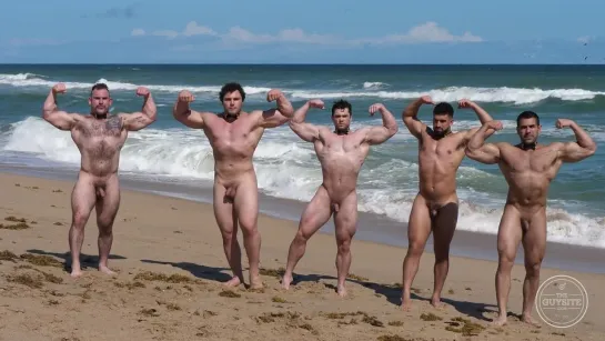 Muscle Men Nude Beach