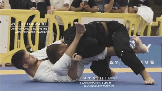 TAINAN DALPRA guard pass  on 2020 IBJJF AUSTIN OPEN #bjf_breakdown