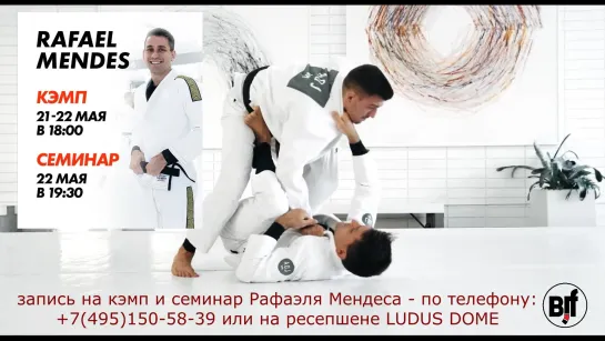 Rafael Mendes - 1 LIFTING OPPONENT FROM COLLAR  SLEEVE TO ARMBAR OPTION