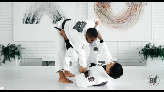 Rafa Mendes ELEVATING OPPONENT FROM COLLAR SLEEVE TO SET UP THE OMOPLATA #bjf_aoj