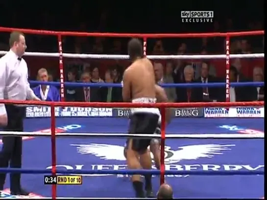 2010-02-13 Dereck Chisora vs Carl Baker (British Heavyweight Title Eliminator)