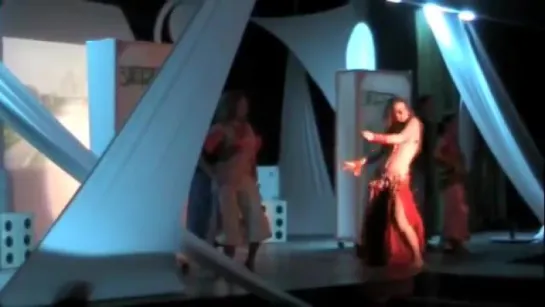 Maria -  oriental theme belly dance number at a dance show _ danza del vientre