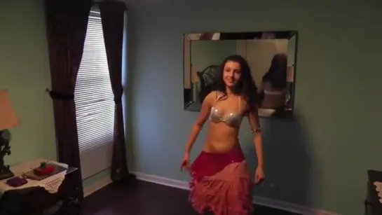 Hot Belly Dance in Bedroom , Jazira