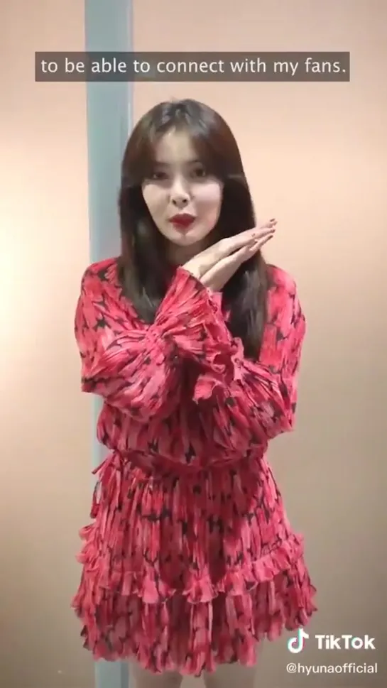 HYUNA FOR TIK TOK 29.10.2019.