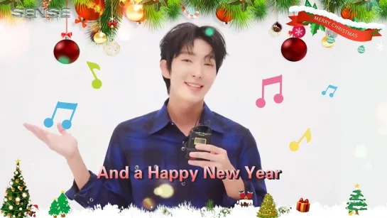 2020.12.24 SENSE封面人物. Weibo. LEE JOON GI CHRISTMAS GREETING