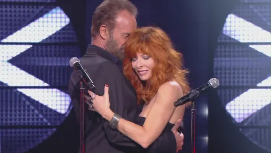 MYLENE FARMER feat. STING || Stolen Car || Угнанная Машина || live @ NRJ music awards, repetition, short ver. || 07.11.2015