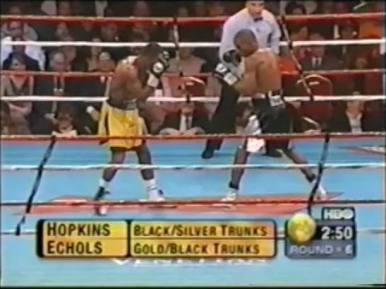 2000-12-01 Bernard Hopkins vs Antwun Echols II / Бернард Хопкинс - Антуан Эколс (2-й бой)