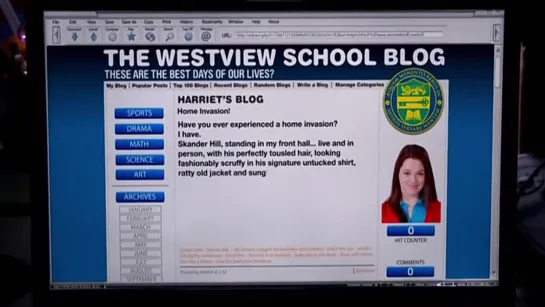 Шпионка Хэрриет: Война блогов / Harriet the Spy: Blog Wars (2010)