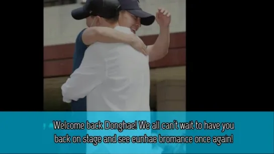 SUPER JUNIORs Donghae Is Discharged And Greeted With A Warm Hug From Eunhyuk