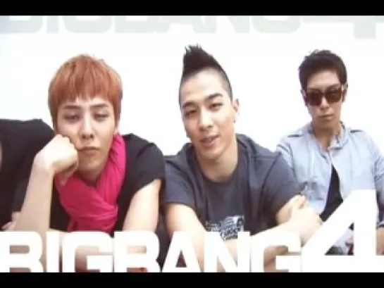 100819 BIGBANG 4th Anniversary Message to Fans!