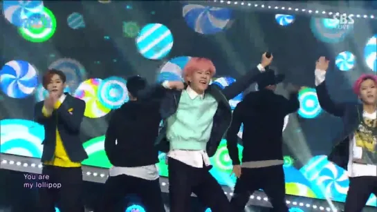 160214 IMFACT (임팩트) - Lollipop @  Inkigayo