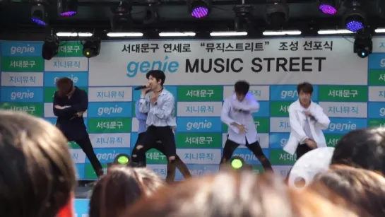 170806 IMFACT - Tension Up @ Genie Music Street