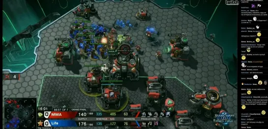 Starcraft 2. BlizzCon 2014 WCS Grand Final. Life vs MMA Game 1