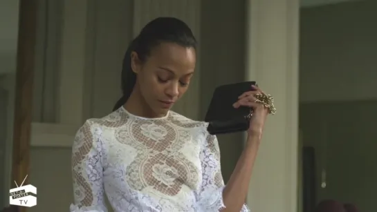 Zoe Saldana Sexy - The Waiting Game 2014