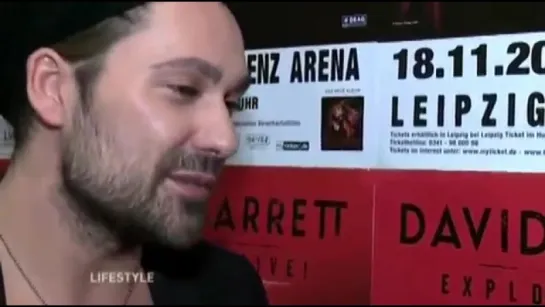 DAVID GARRETT TALK ABOUT " EXPLOSIVE LIVE - TOUR "- March 2016, Germany