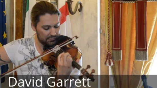 * DAVID GARRETT SUONA IL CANNONE DI PAGANINI * , 14.04.2014