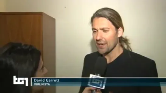 David Garrett - TG1 TV - Roma , 22.07.2016