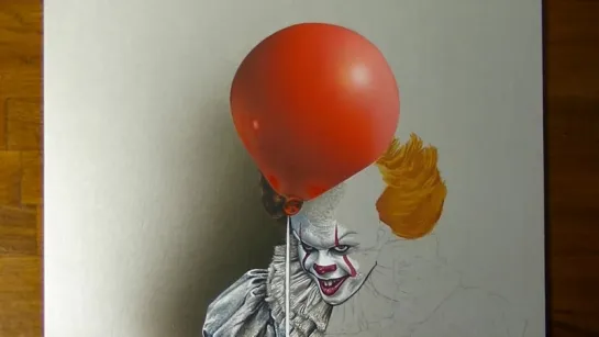 Pennywise the IT Clown Drawing