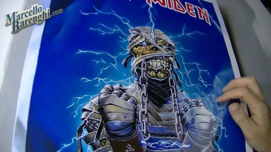 Iron Maiden and Derek Riggs Tribute - Eddie 3D Painting on Canvas