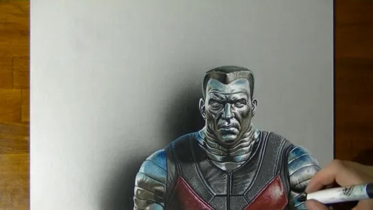 Colossus Drawing - How to draw 3D Art