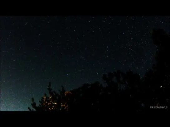 Space - Iridium Flare (Shortest Time Lapse) HD