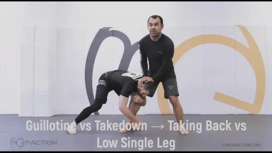 Marcelo Garcia - Guillotine vs Takedown -Taking Back vs Low Single Leg