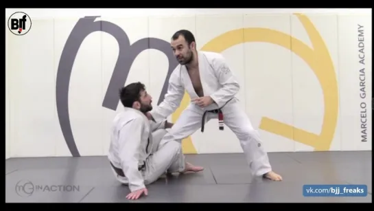 Marcelo Garcia - Single Leg Counter- Collar Control Ankle Pick Takedown- Taking the Back from Front Headlock #Mgarcia