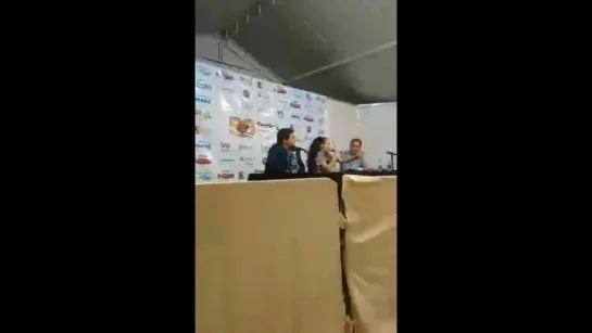 Conferencia de prensa de Natalia Oreiro en el Festival de Peñas 2017