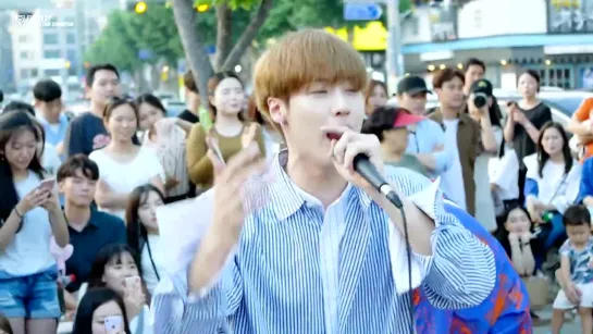 [29.06.18] N.Flying - Don't Mess With Me (Seunghyub) @ OFF TO FLYING Hongdae Busking