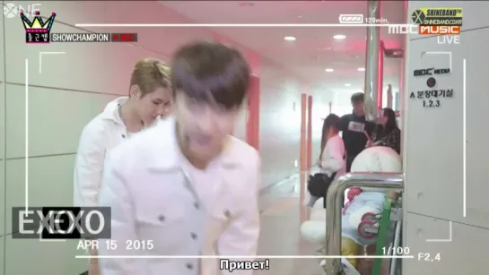 [РУС.САБ] 150415 EXO Coming soon 출근캠