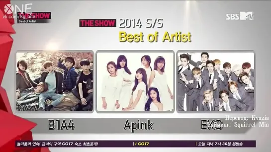 [РУСС.САБ] 140617 The Show Best of Artist EXO