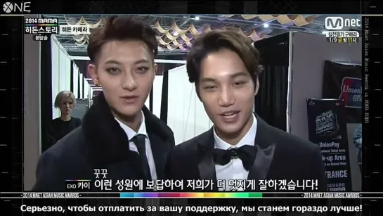 [РУСС.САБ] 141211 MAMA Hidden Story EXO