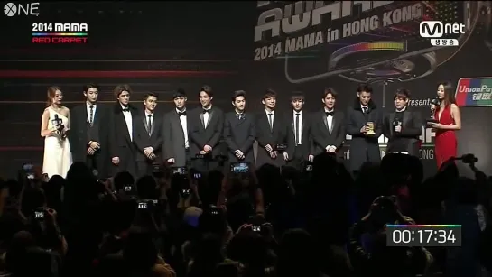 [РУСС.САБ] 141203 EXO Best Asian Style Award Speech Cut