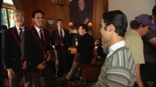 Glee - Behind the Scenes With the Warblers (oh yeah)