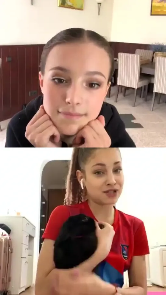 Анна Щербакова, Алена Косторная / Anna Shcherbakova, Alena Kostornaia - Тренировка, 22.05.2020