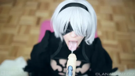 [ManyVids] Lаnа Rаin - 2B Of NieR Automata POV Face Fucked (1080p) [Amateur, Teen, Cosplay, Dildo, Blowjob, Cum In Mouth]