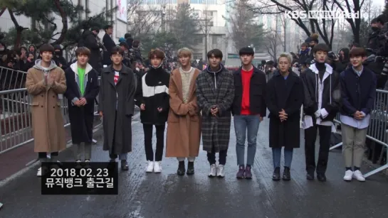 180223 • Golden Child - Arrived to Music Bank