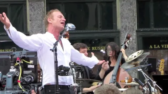 Sting performs Englishman In New York live in NYC