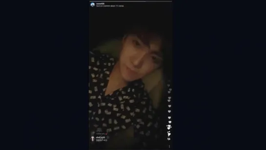 170807 Seunghyun (soow456) Instagram LIVE