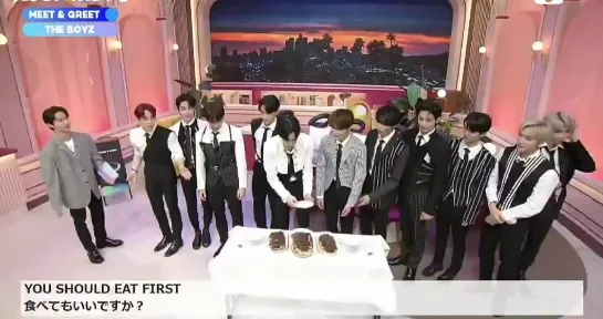 the boyz were so polite when gikwang insisted on them to start eating